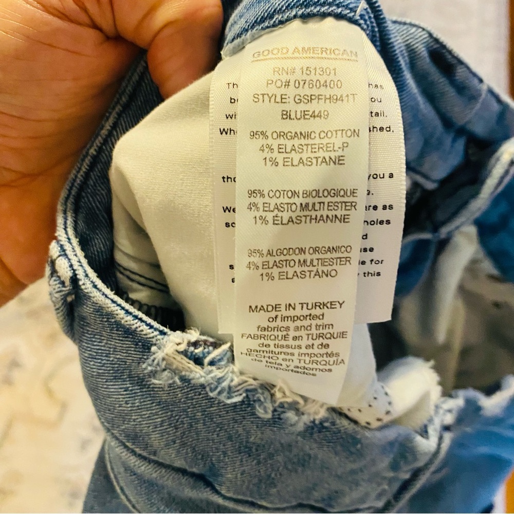 Good American Good Straight Split Pockets Jeans - Picture 9 of 9